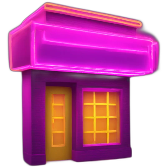 neon closed sign emoji
