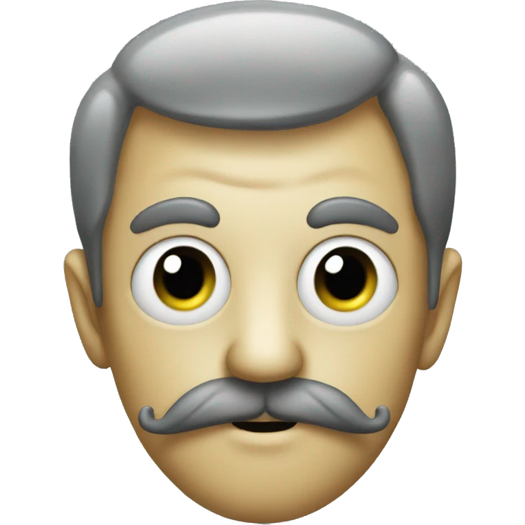 Alien with a mustache emoji
