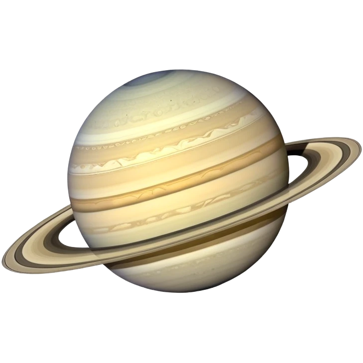 planet saturn with rings emoji