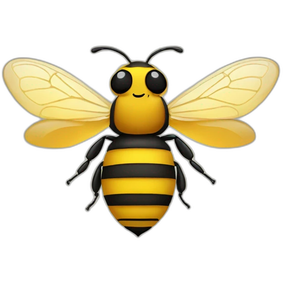 bee with honey emoji