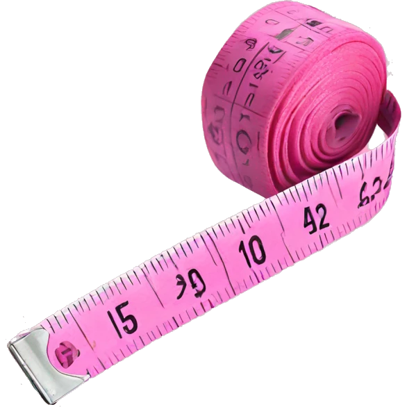 Pink measuring tape  emoji