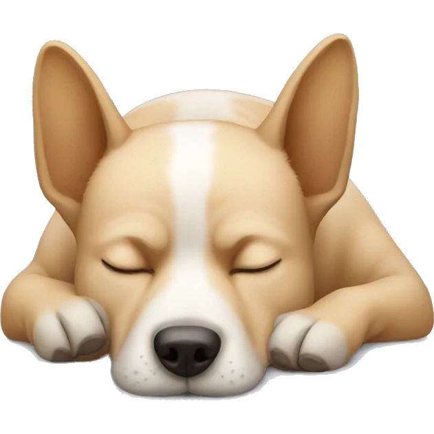Dog sleeping  emoji