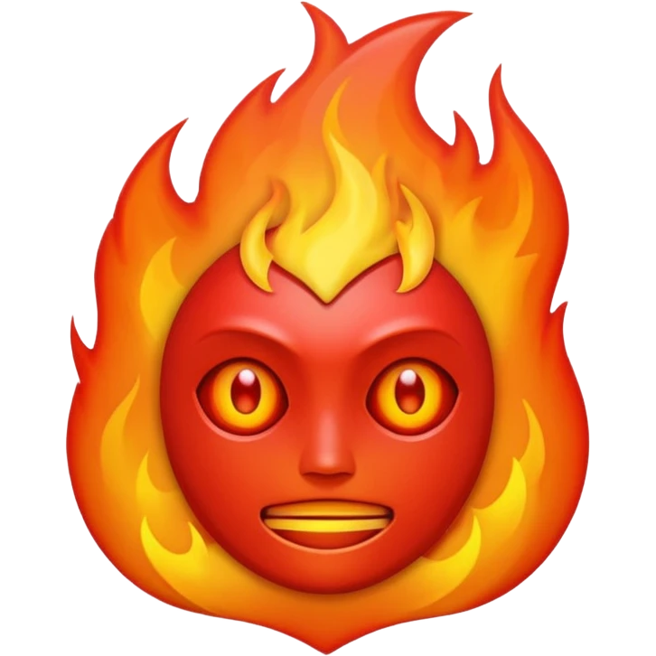 CYBERPUNK FIRE RED emoji