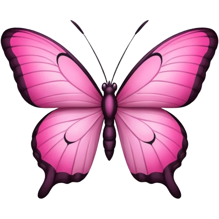 Borboleta rosa emoji