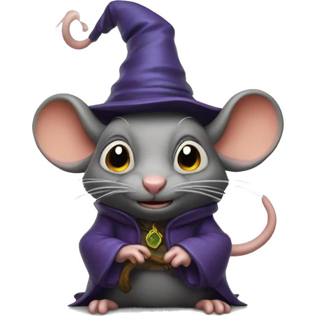 Stinky rat wizard emoji