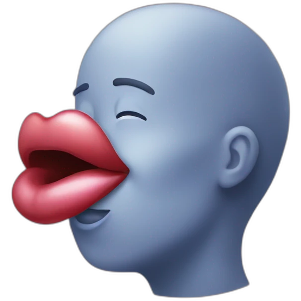 Licking lips emoji