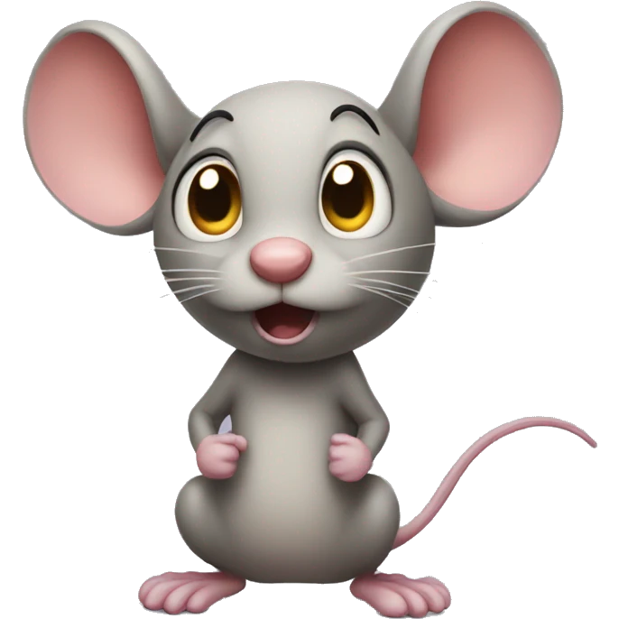 afraid mouse emoji