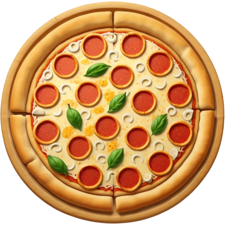 pizza with pepperonis emoji