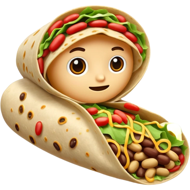 Bean burrito emoji