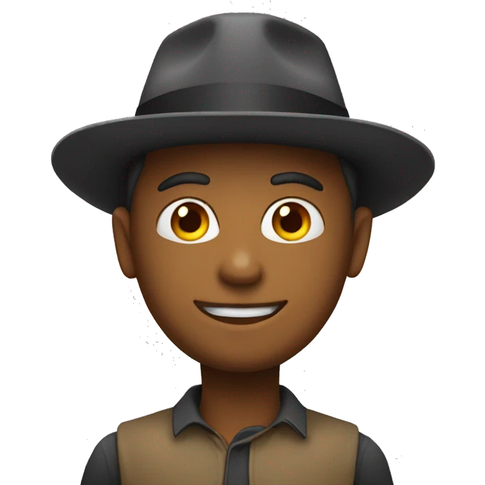 Avec un chapeau rouge  emoji