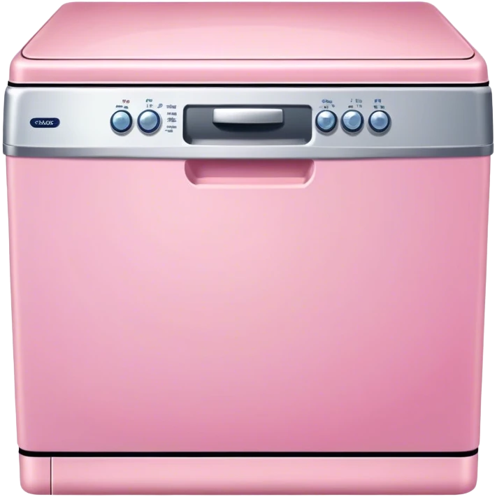 Pink dishwasher in glamour vintage style  emoji