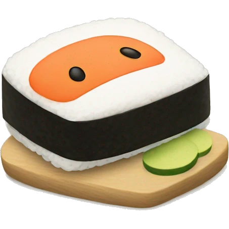 sushi with miffy face and ears emoji