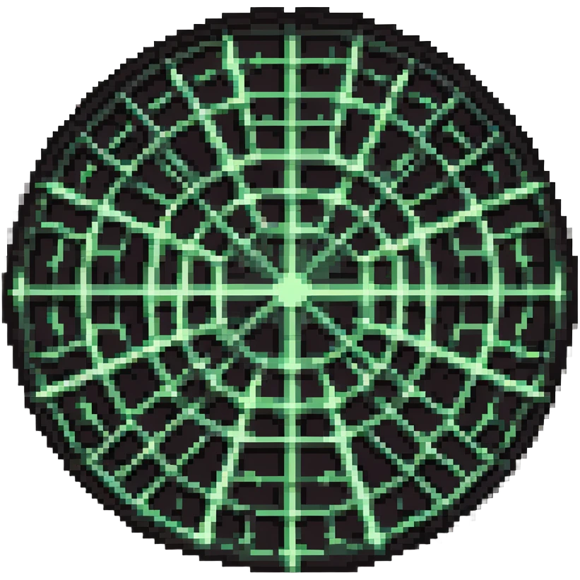 network in a circular form emoji