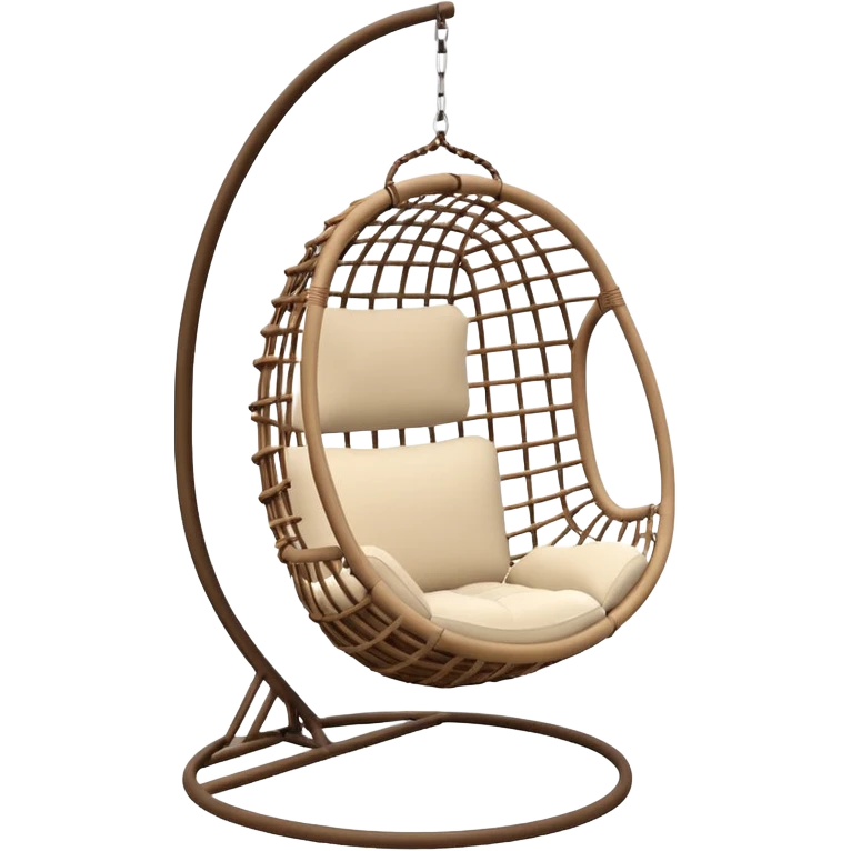 modern hanging chair emoji