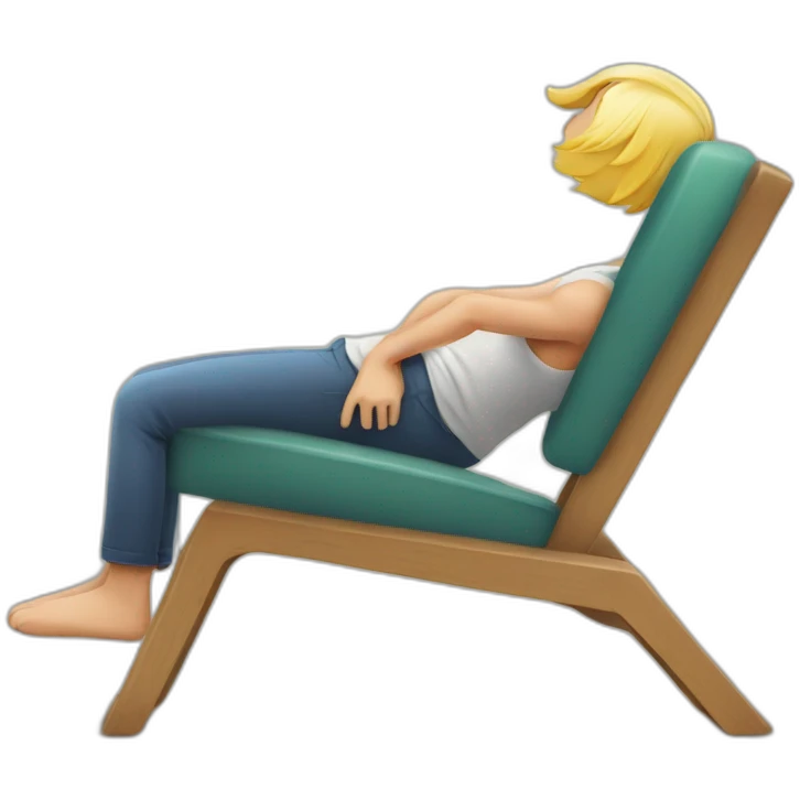 Chair doing pushups emoji