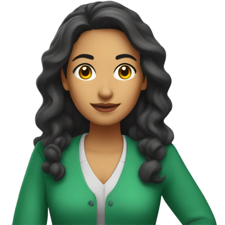 Latina teacher emoji