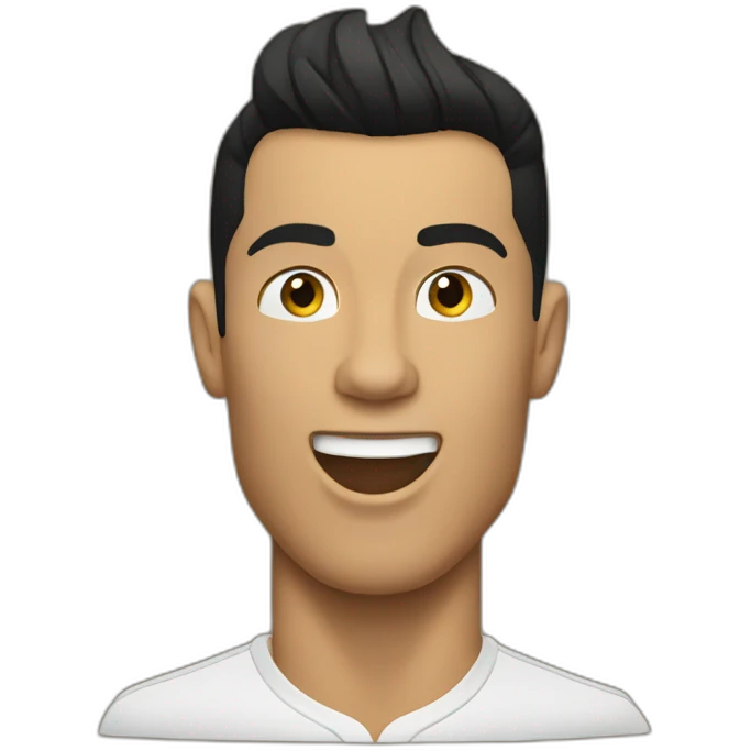 cristiano ronaldo singing emoji