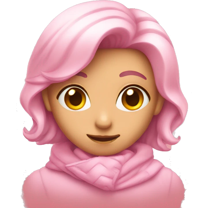 corazón rosado pastel  emoji