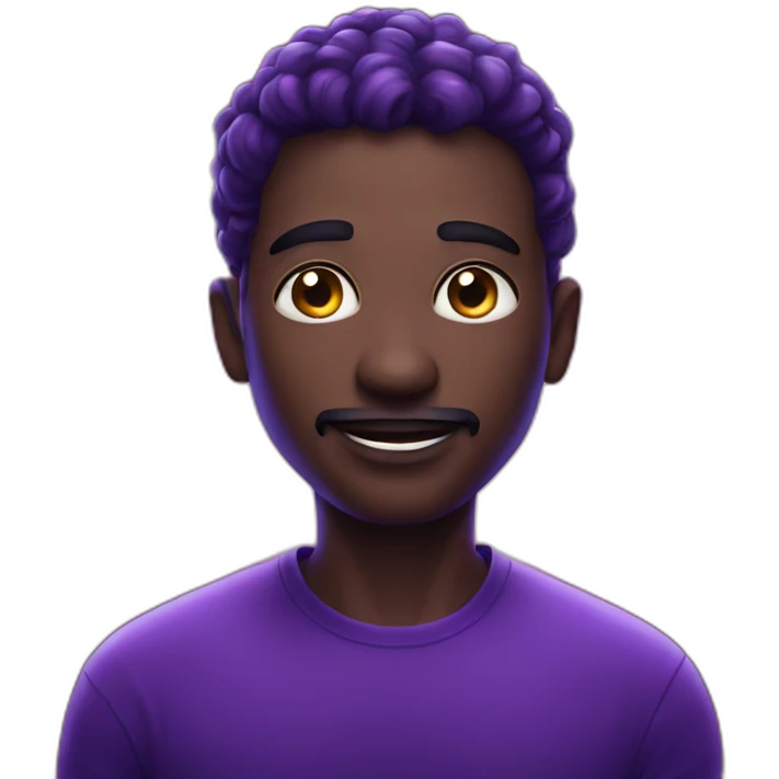 Purple planet emoji