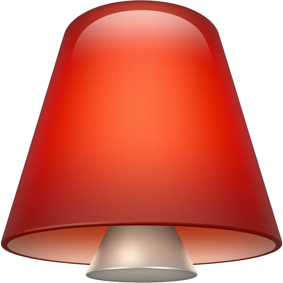 Lampara roja emoji