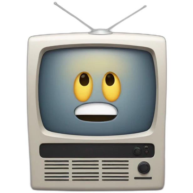 Tv head emoji
