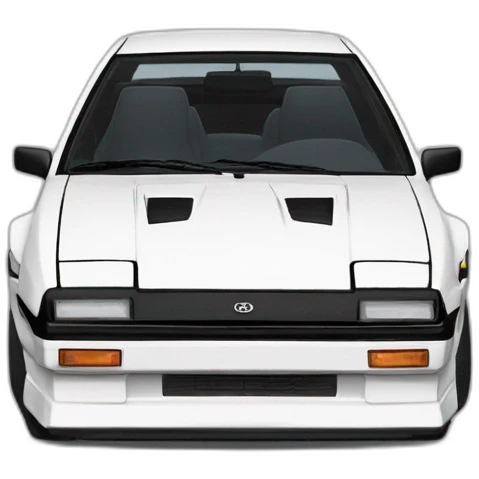 white-ae86-toyota-trueno emoji