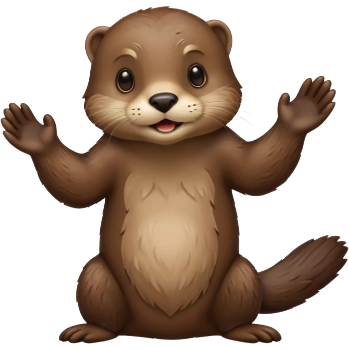 generate a take my money otter emoji, similarly to the futurama meme emoji