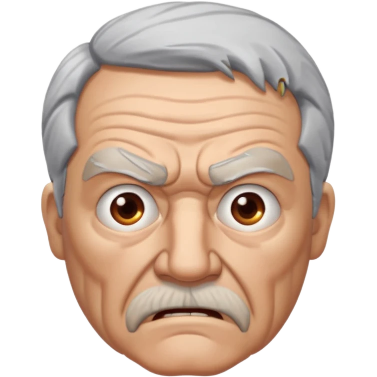 angry grandpa emoji