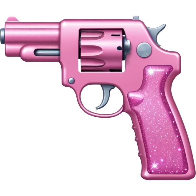 pink sparkly gun emoji