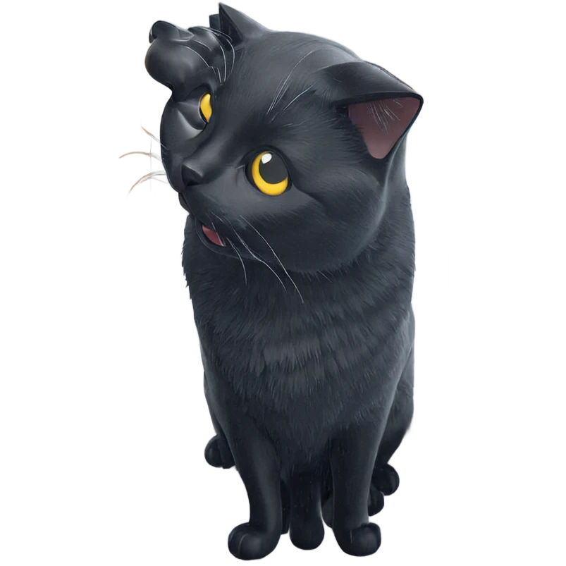 black cat by rainy window emoji