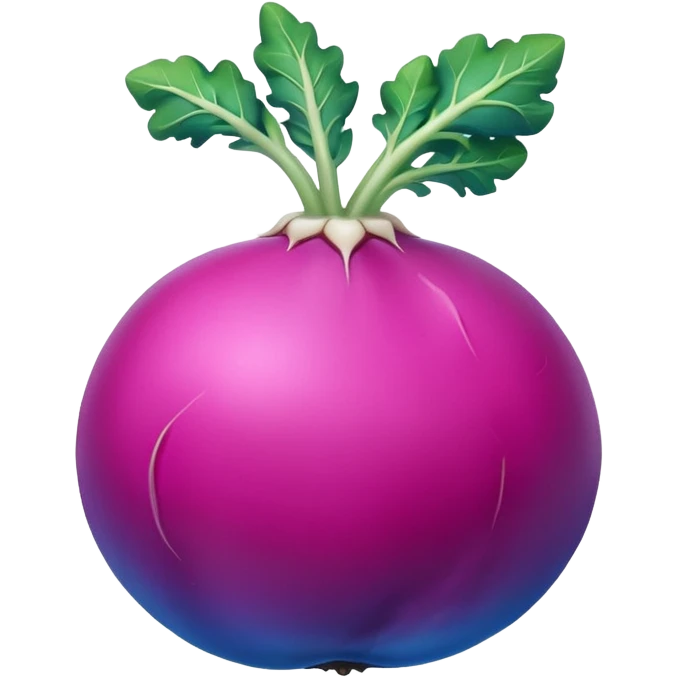 blue radish emoji