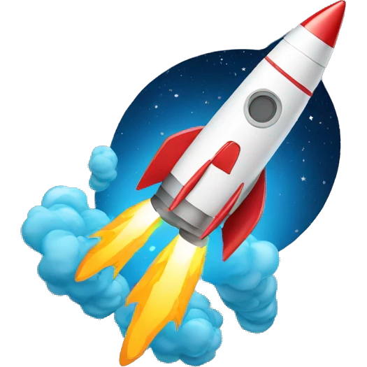 rocket with money emoji