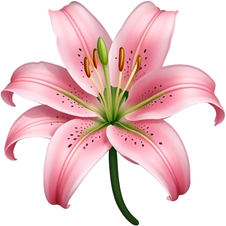 light pink lilium emoji