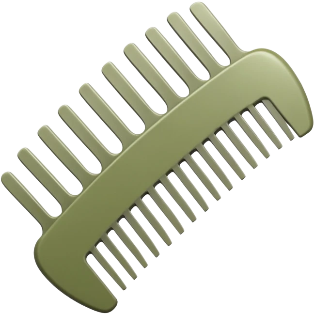 pale olive comb emoji