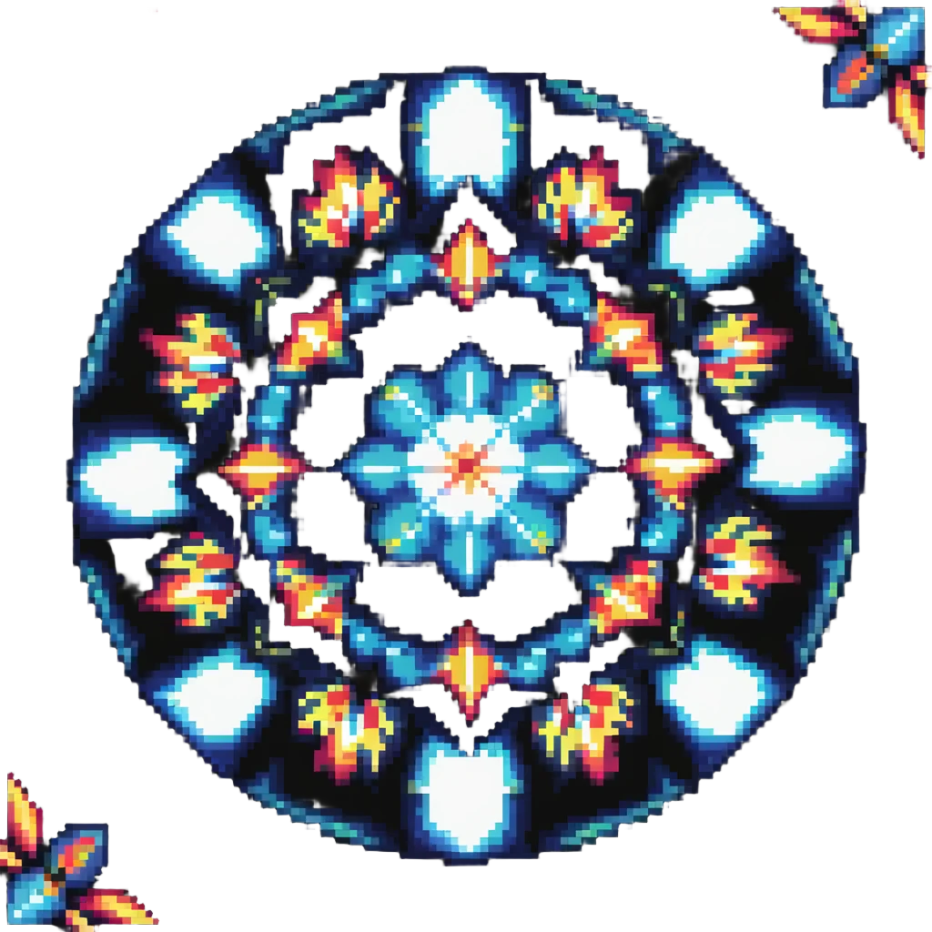 kaleidoscope effect emoji
