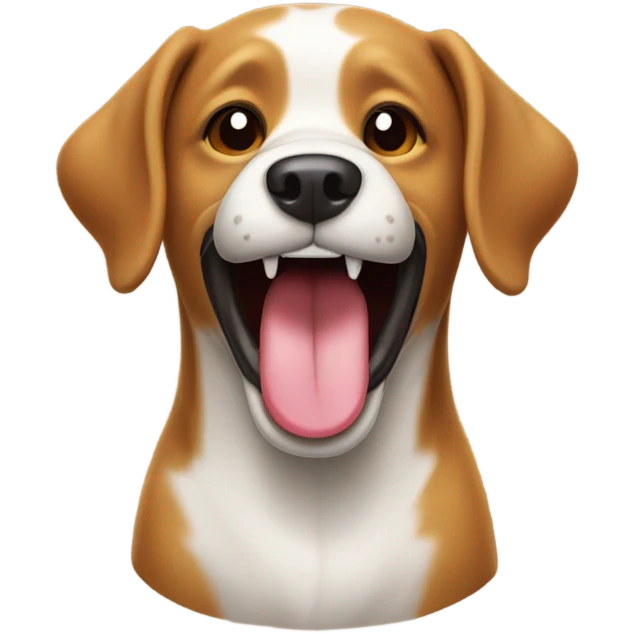 dog sticking out tongue emoji