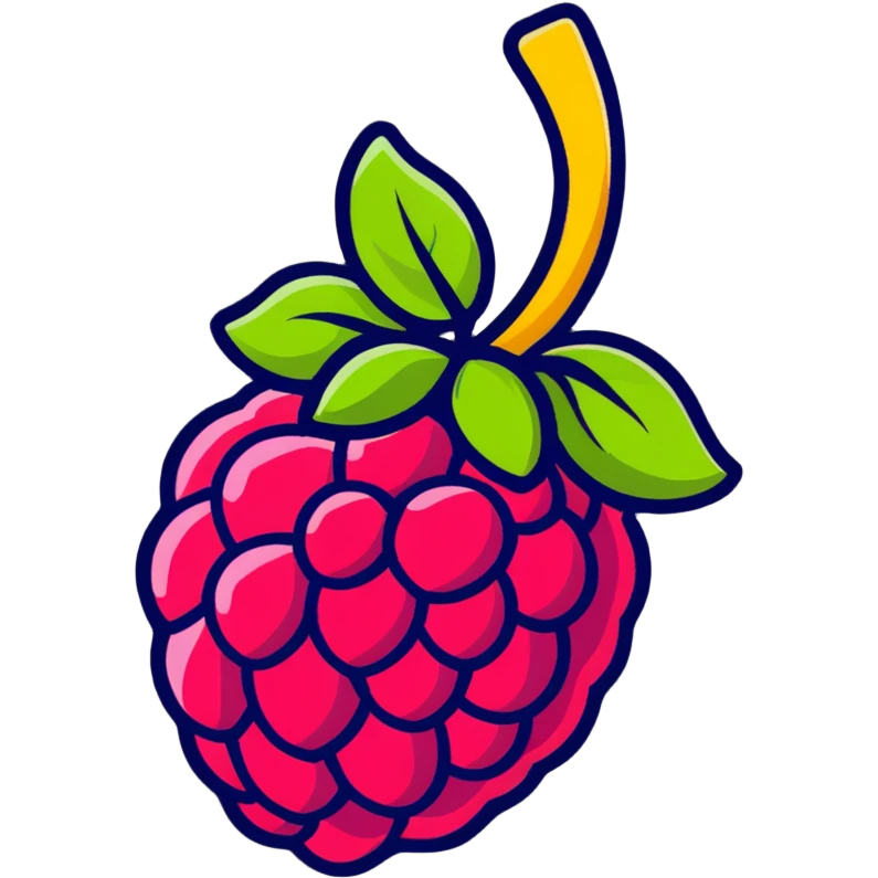 raspberry fruit emoji