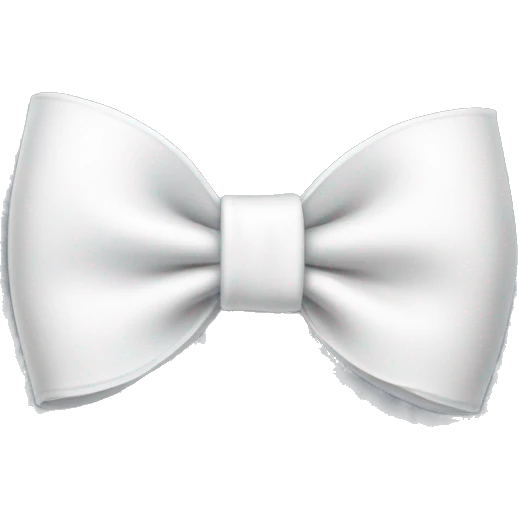 White bow emoji
