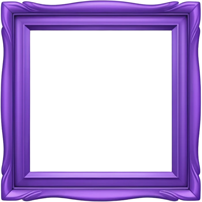 Purple empty frame emoji