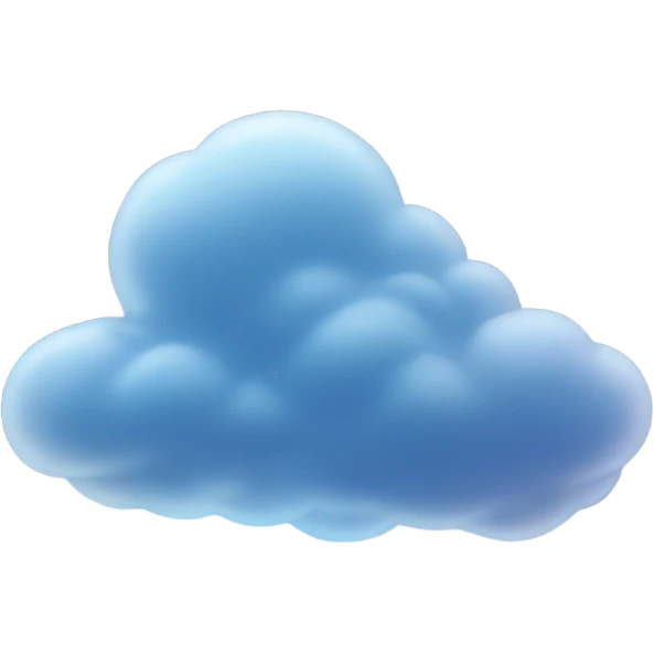 transparent spirit cloud, ethereal emoji
