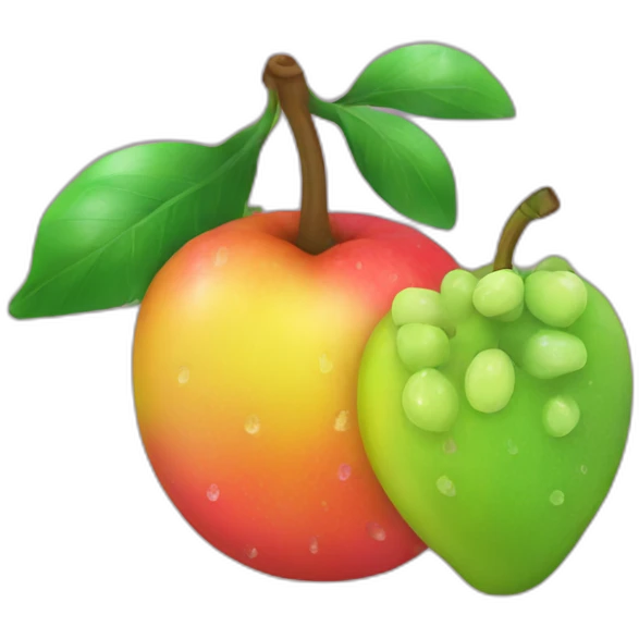 rainbow fruit emoji