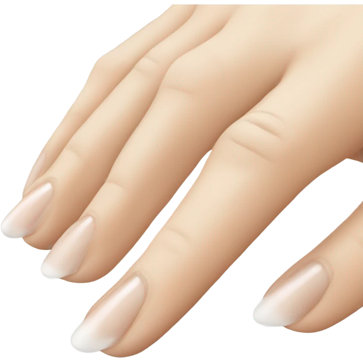 clean hand emoji