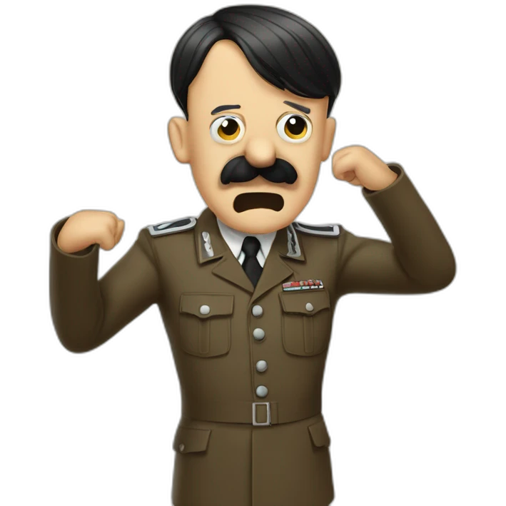 Adolf hitler qui dab emoji