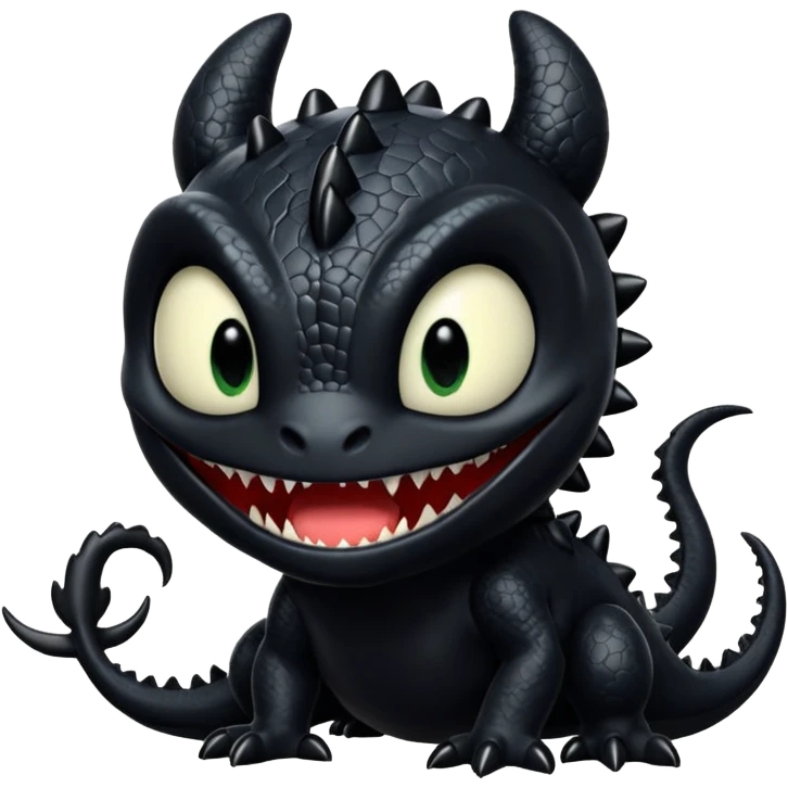 Toothless-Venom-fusion emoji