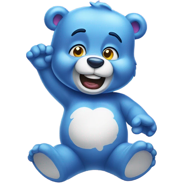 Drunk care bear  emoji