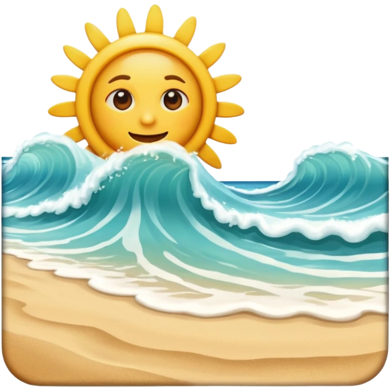 Beach emoji