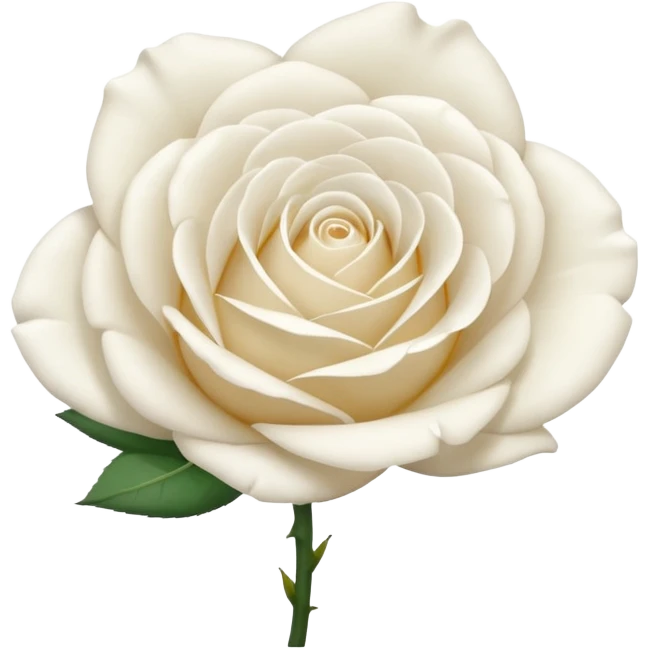 White rose emoji