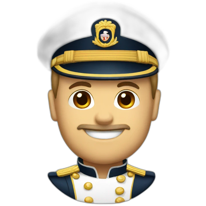 Admiral uniform emoji
