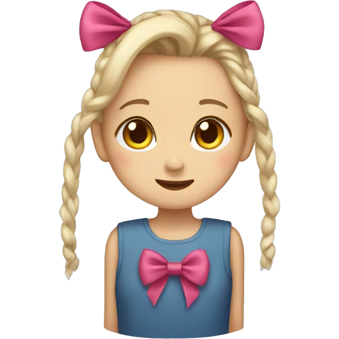 Cute bows emoji