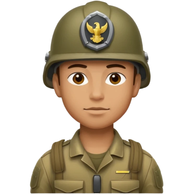 soldier with helmet  emoji